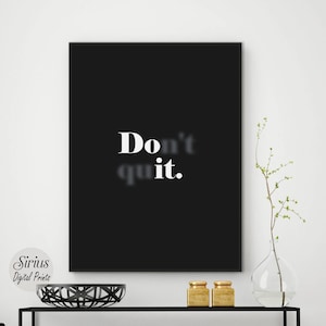 Não saia do escritório em casa arte de parede digital para impressão, arte de parede inspiradora, impressão de pôster de citação motivacional, decoração de mesa de dormitório, decoração de mesa de dormitório