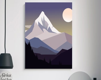Mountain Wall Art, Printable Wall Art, Mountain Print, Print Wall Art, Digital Download Print, Poster Print, Printable art, Decoración de pared