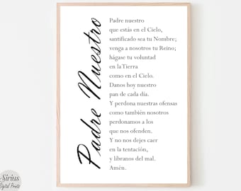 Padre Nuestro,El Padre Nuestro,Padre Nuestro,Grabado Cristiano,Católico,Arte de Pared Imprimible,Verso de la Biblia,Cartel,Decoración,Signo,Pater Noster,Cristiano