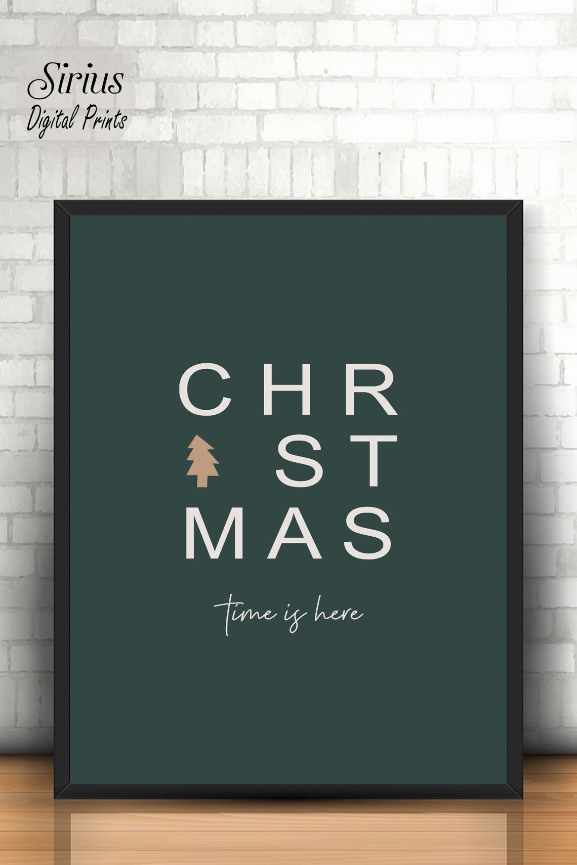 Printable Christmas Decor Christmas Time is Here Christmas - Etsy