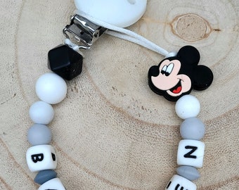 Attache tétine Mickey personnalisé