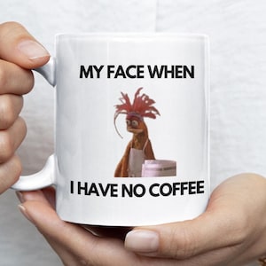 My Face When Meme Coffee Mug, Pepe The King Prawn Tea Cup, The Muppets Gift, Secret Santa Present, Viral Tiktok Shrimp Instagram Reel Meme