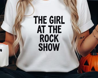 Camiseta de la chica del Rock Show, estilo vintage, para fans de Blink-182