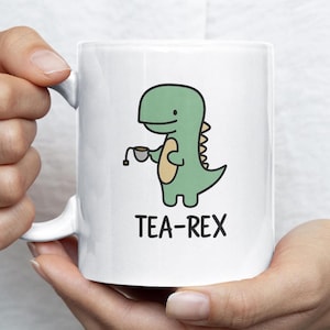 Novelty Tea Rex Mug Funny Men Him Gift Secret Santa Present Tyrannosaurus Jurassic Novelty Office Birthday Christmas 11oz Coffee Tea Cup