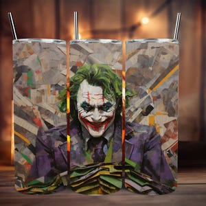 Joker Halloween-bekeromslag: spookachtig pompoenontwerp (digitale download)