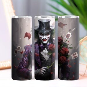 Joker-filmposter in bekerverpakking: 20 oz mager sublimatieontwerp (digitale download)