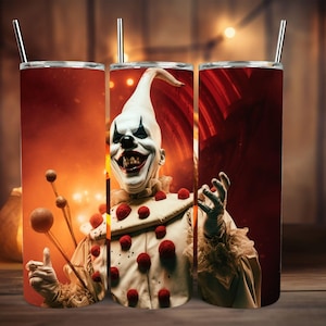 Halloween Design Horror Character Tumbler Wrap Png, Halloween Movie Horror 20oz Tumbler, Halloween Horror Skinny Tumbler 20oz Design