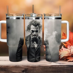 Christmas Joker 40oz Tumbler Wrap Sublimation Design (Digital Download)