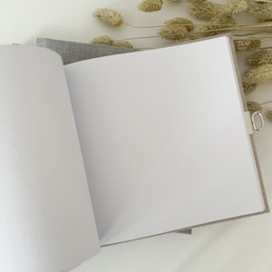 Tagebuch mit Schloss, personalisiert, Leineneinband, mit Initialen Bild 3