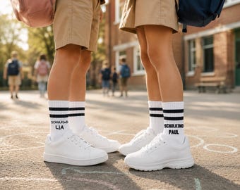 Schulkind Socken| personalisiert | Geschenk Einschulung | Einschulung 2026 | Schulkind personalisiert mit Namen | Schultüte Geschenk