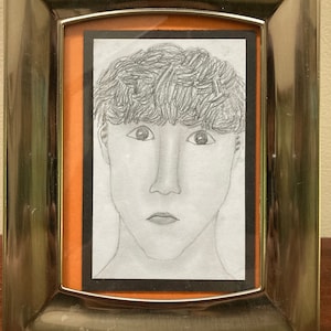 Graphite Drawing of a Male Friend
