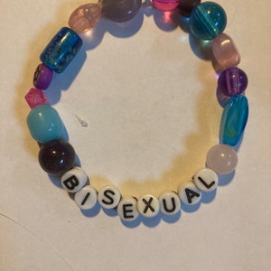 Bisexual Pride Bracelet Made To Fit Your Wrist