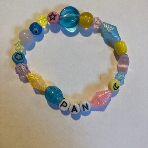 Pansexual Pride Bracelet Made To Fit Your Wrist