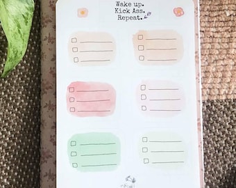 To do list Sticker Sheet