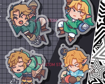 Legend of Zelda Hanging Link Charms | Acrylic | Keychains