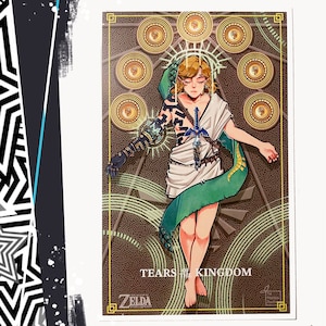 Tears of the Kingdom Link Art Print | The Legend of Zelda | Prints | Poster