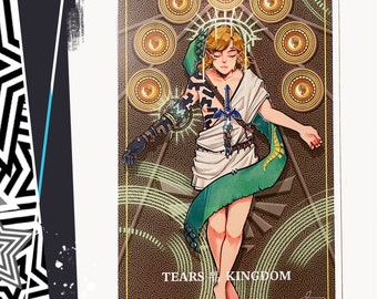 Tears of the Kingdom Link Art Print | The Legend of Zelda | Prints | Poster
