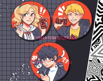 Persona 5 Original Trio Stickers | Phantom Thieves | Matte | Decals | Stationery