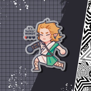 Tears of the Kingdom Wimdy Link Charm | Acrylic | Keychains