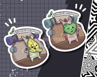 Tears of the Kingdom Backpack Korok Stickers | Vinyl | Decals