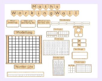 Digital Natural Maths Working Wall