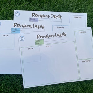 Revision Cards