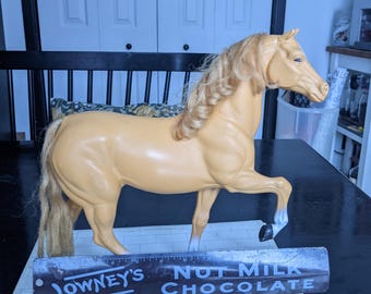 Poupée Barbie Cheval Dallas – Mattel 1980 – Vintage Golden Palomino – Western Barbie