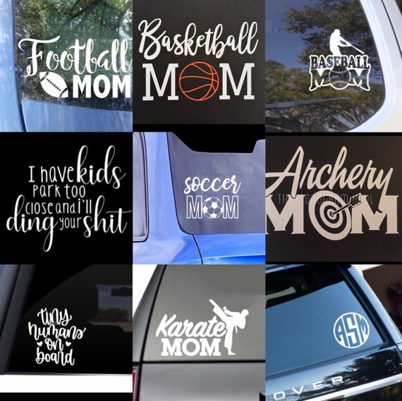Custom Mom Car Decals - Etsy