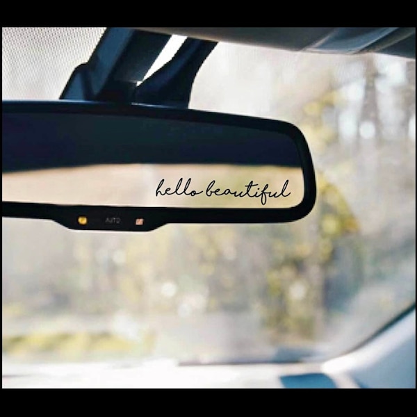 Mirror Decal Etsy