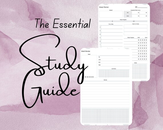 Student Planner Printable Study Planner Study Organizer | Etsy
