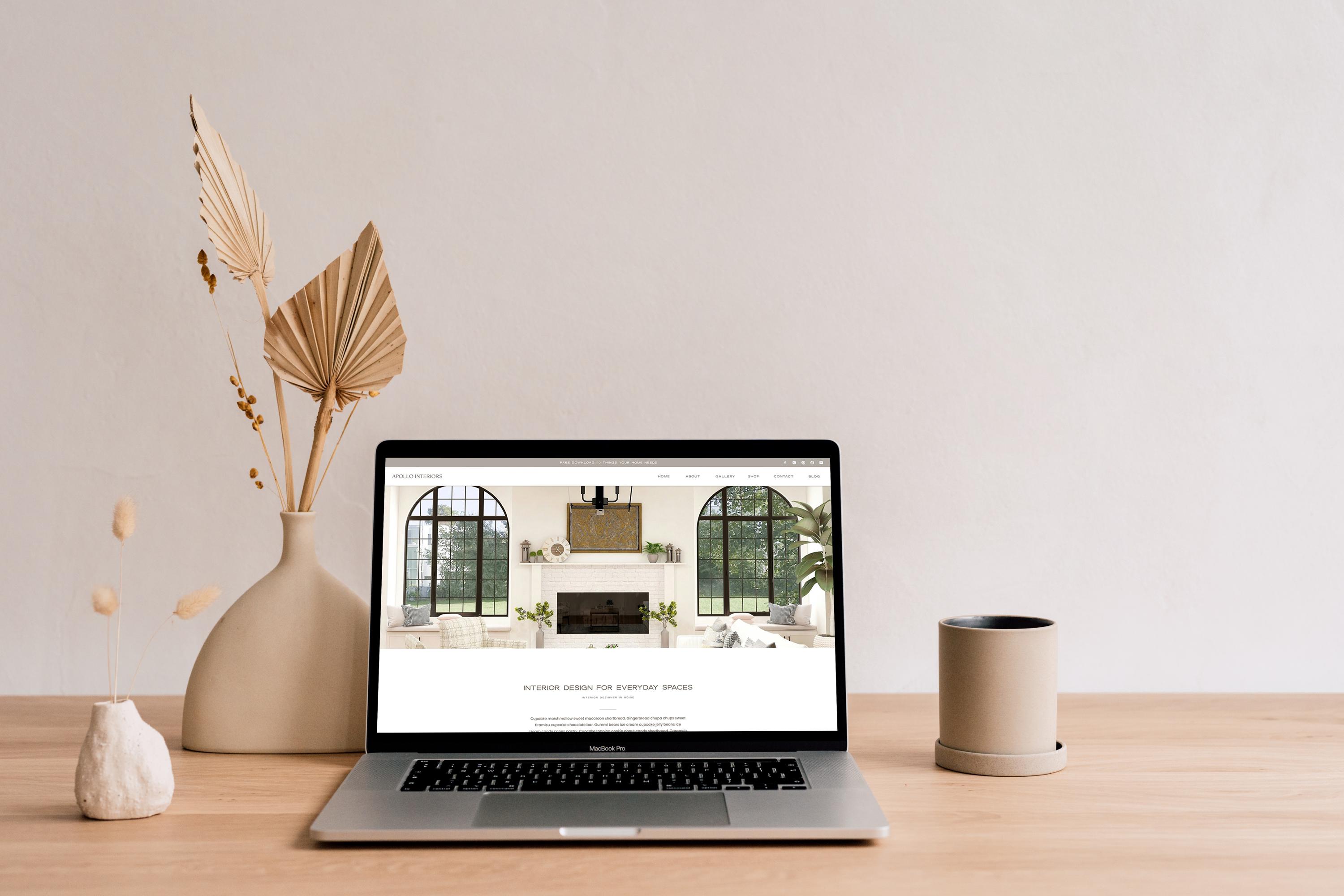 Apollo Showit Website Template for Interior Designers & Real Estate ...