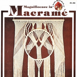 Macrame Patterns Book PDF Magnificence In Macrame Turks Head Inc Instant Digital Download Pot Plant Holders Wall Hangings Hammock 1970s