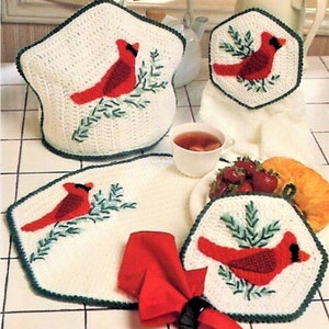 Cardinal Pot Holder Set