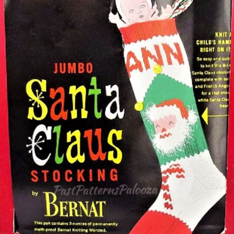 Santa Stocking - Etsy