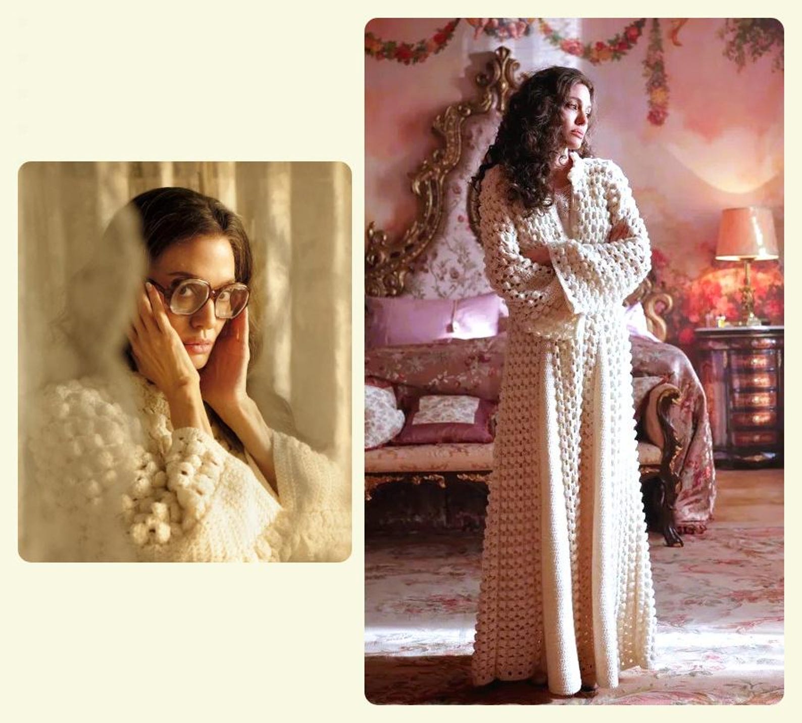 Vintage Crochet Pattern Womens Flared Dressy Maxi Evening Coat or ...