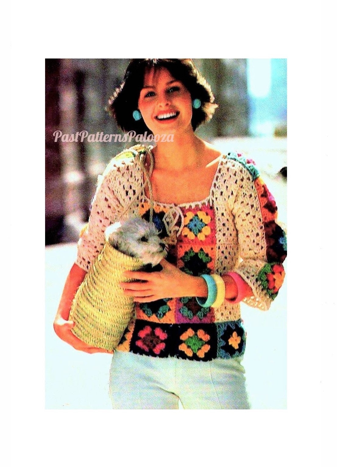 70s triangle blouse France