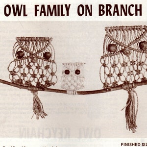 Vintage Macrame Pattern If You Can Tie A Shoestring You Can Do Macrame PDF Instant Digital Download Beginners Easy Projects Owls Jewelry