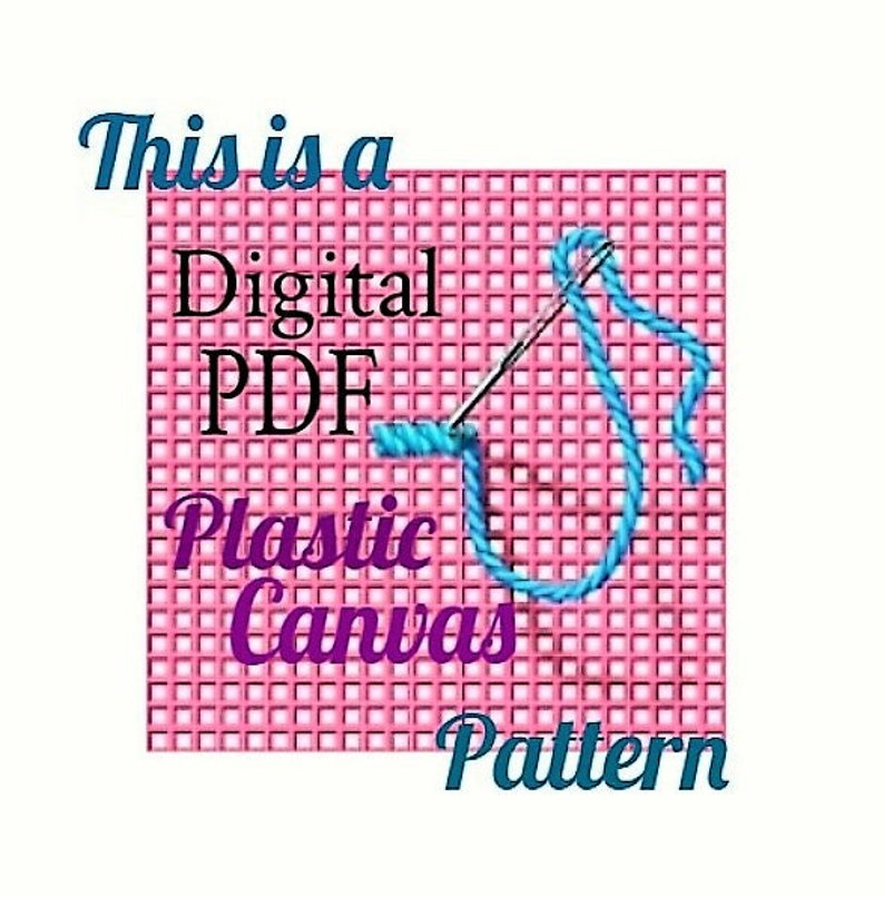 Vintage Plastic Canvas Patterns Christmas Village No. 3 PDF Instant Digital Download Holiday Houses Town Display Centerpiece 7 Mesh 10 Ply image 4