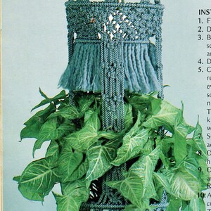 Livre Vintage Années 70 : Illuminating Macrame Patterns (Lampes, Suspensions, Jardinières)