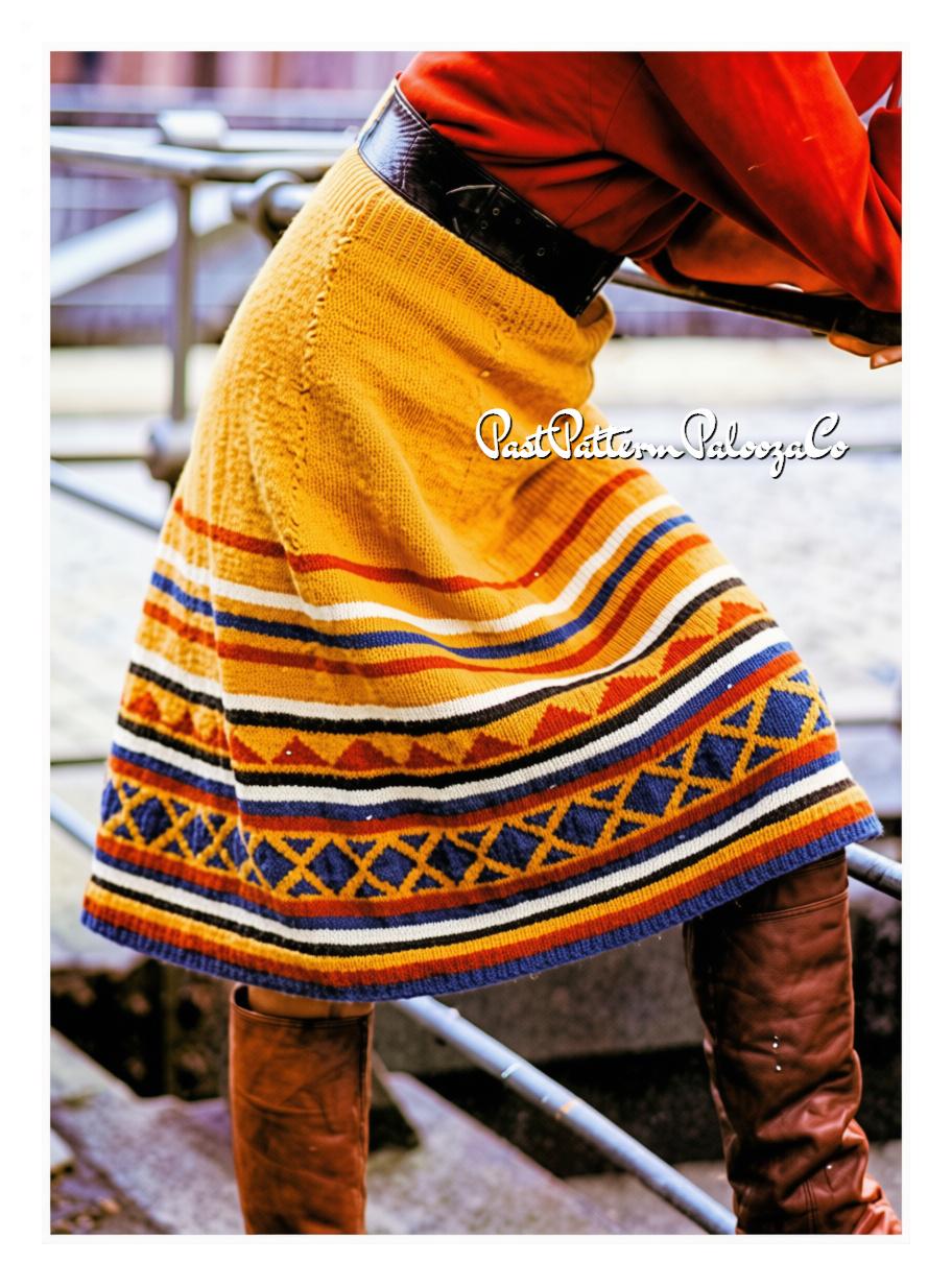 Southwestern Aztec Skirt - Etsy