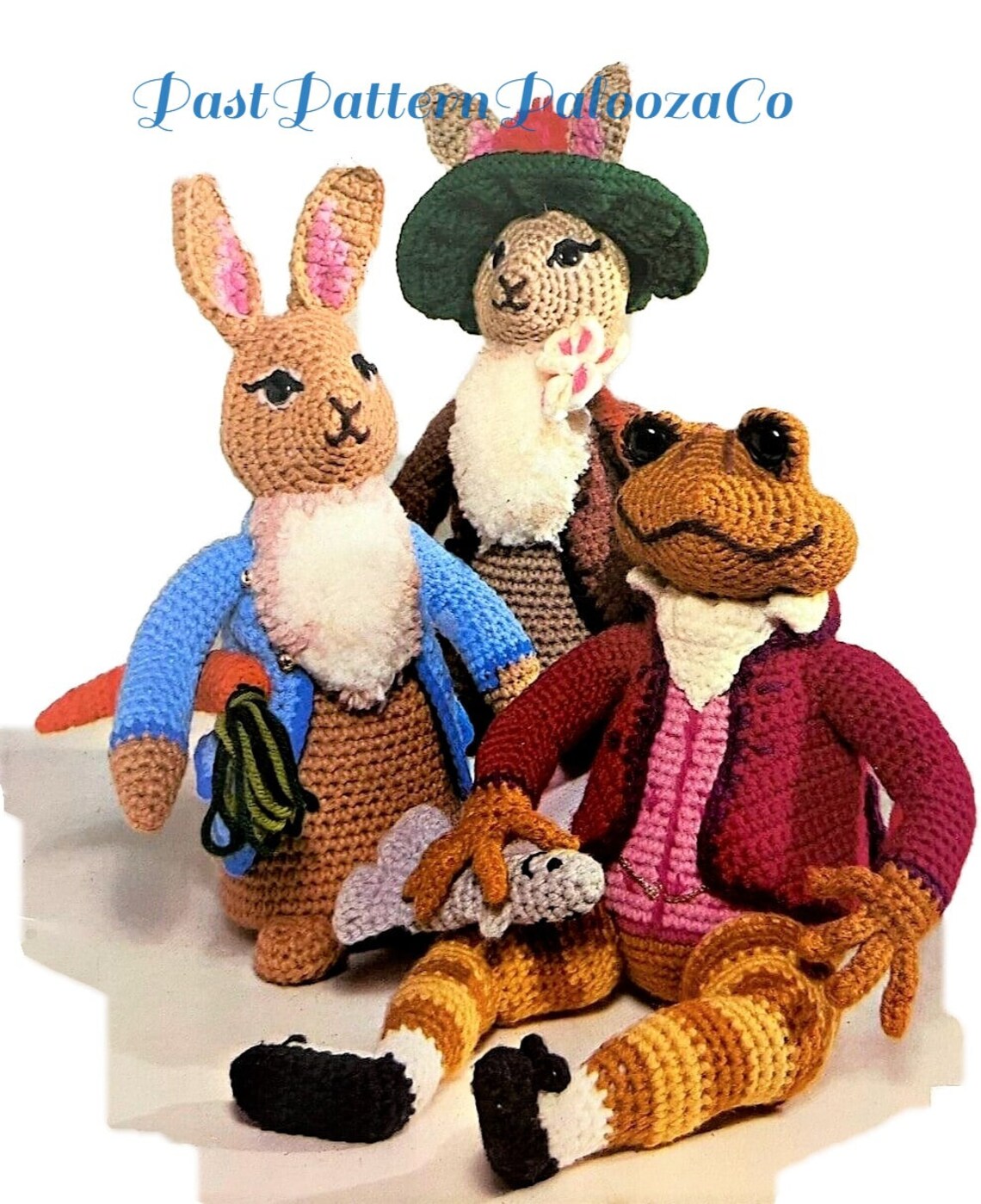 Vintage Crochet Pattern 11 Peter Rabbit and Friends Soft Toy - Etsy