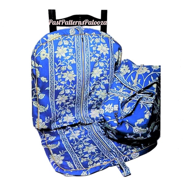 Vintage Travel Ensemble Sewing Pattern Hanging Garment Bag Tote Duffle Bag Cosmetic Case PDF Instant Digital Download Fabric Travel Trio