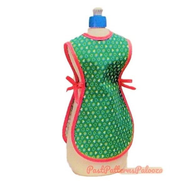 Vintage Sewing Pattern Dish Soap Detergent Bottle Apron PDF Instant Digital Download Retro Housewife Chic Quick Easy Kitchen Project