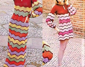 crochet zig zag dress Lua Zigzag Pattern Crochet Open Back Maxi Dress