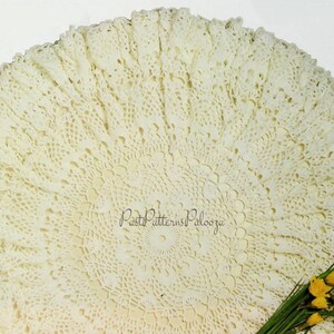 Vintage Crochet Pattern Womens Pretty Lacy Circular Shawl PDF Instant ...