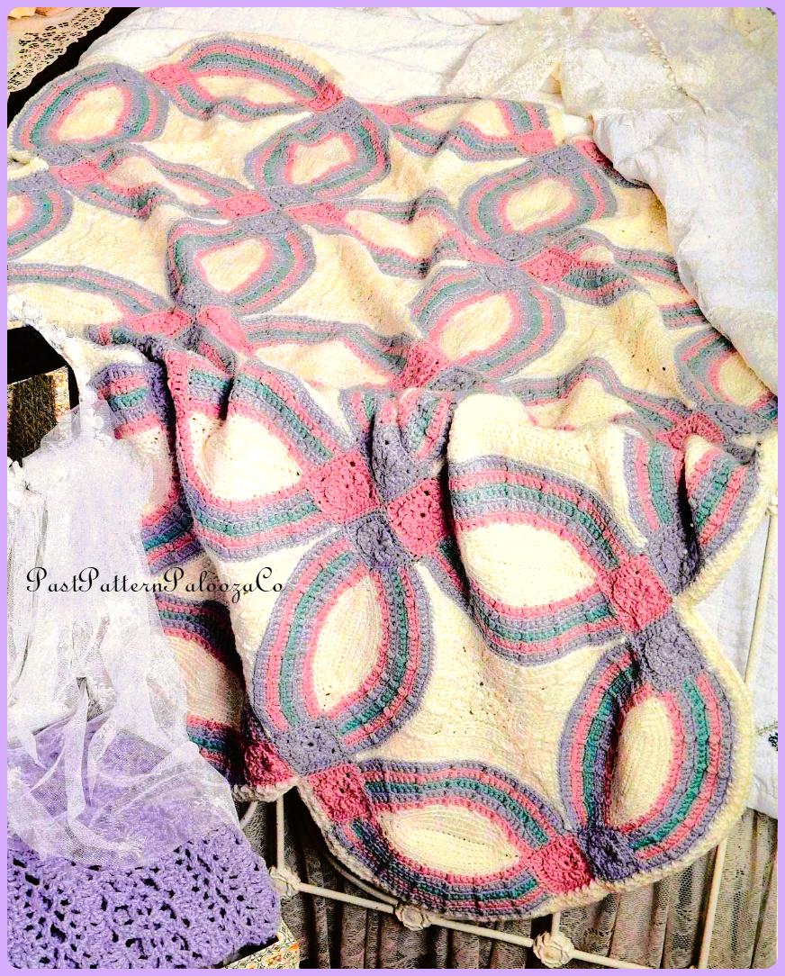 Double Wedding Ring Crochet Blanket