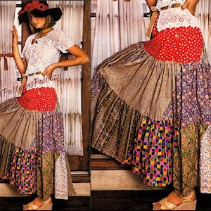 Hippie Skirt Etsy