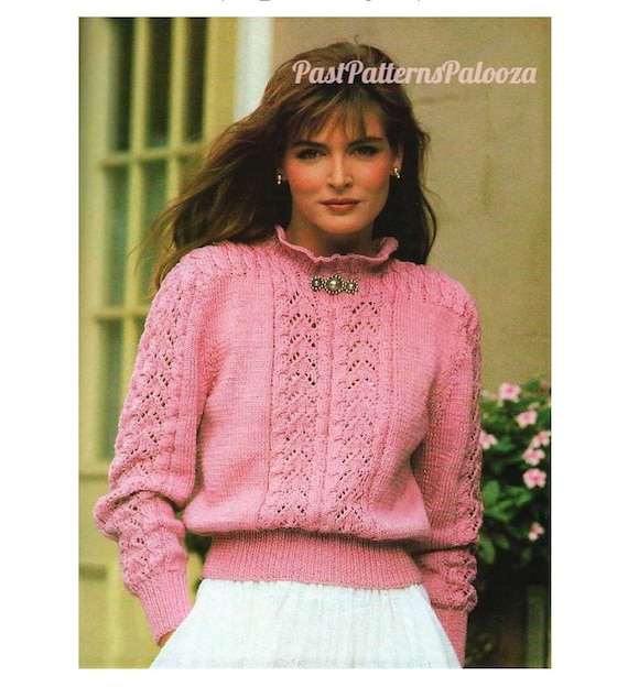 Openwork Off-The-Shoulder Ruffled Sweater Openwork Off-The-Shoulder Ruffled Sweater
