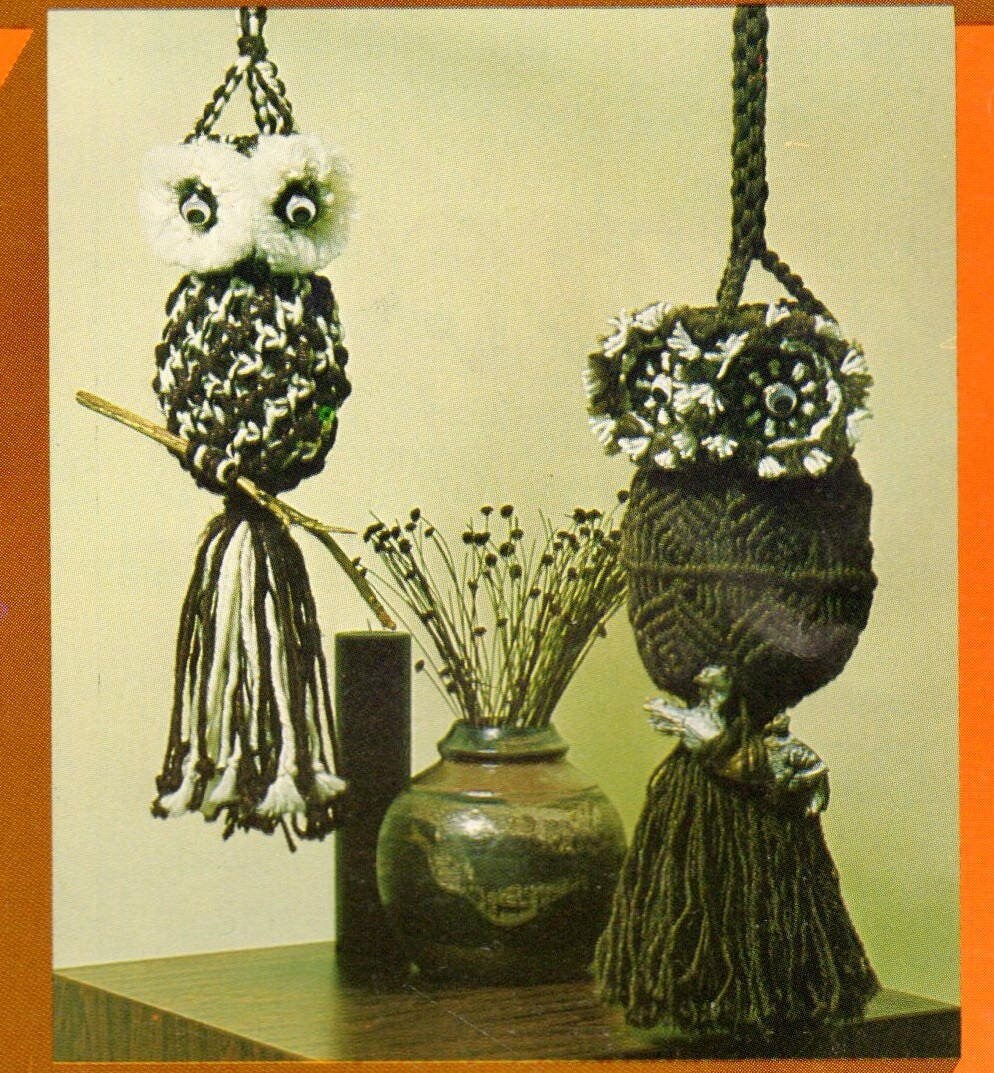 Livre D'instructions Macramé 3D 'Rascals Owls' - Occasion En Bon état (centre Détaché)