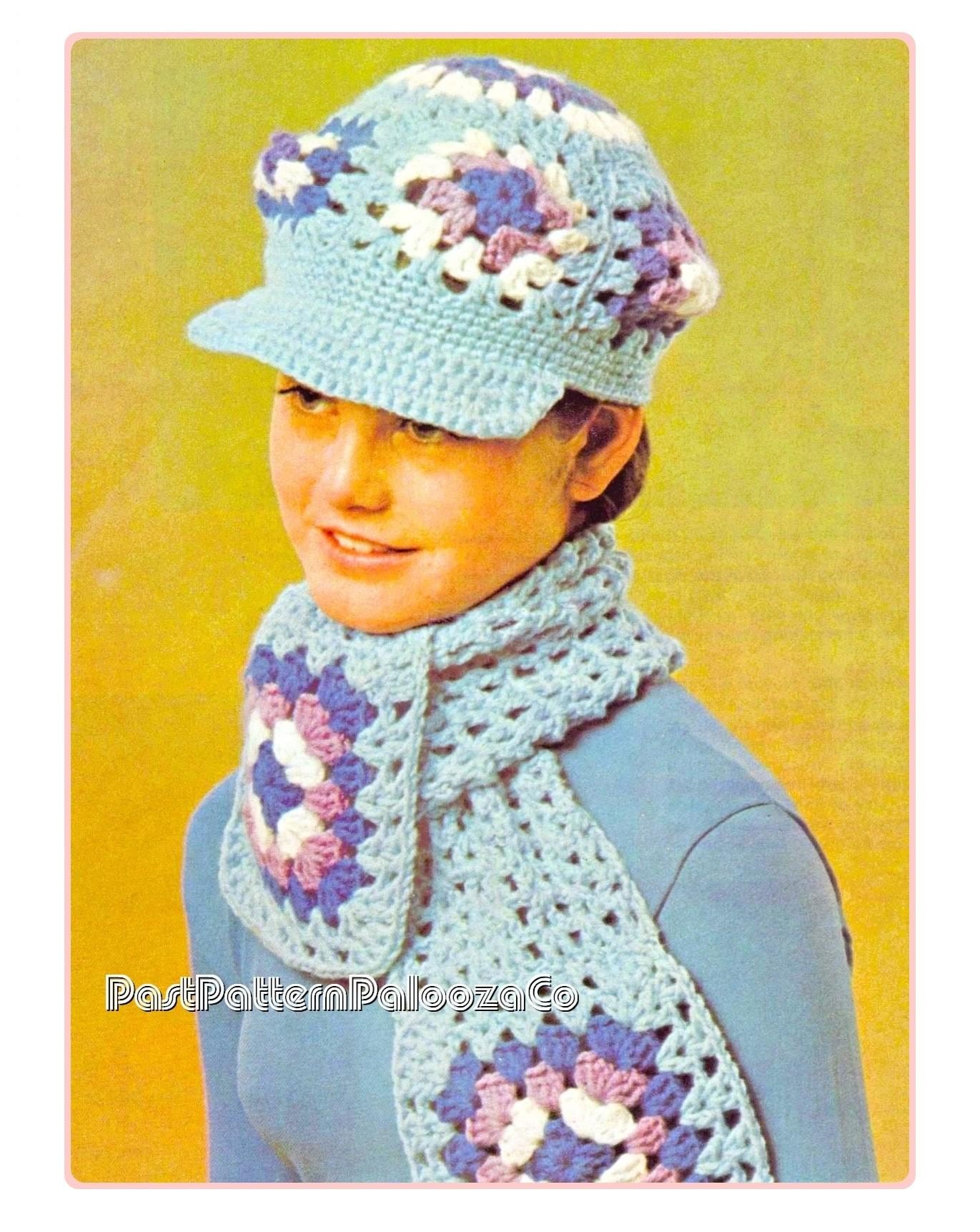 帽子 70'S Vintage Love&Flower pattern hat Hats- Granny Love – Erasmus Apparel Ltd